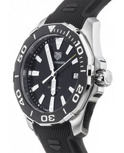  Shop Authentic Tag Heuer Aquaracer Black Dial Black Rubber Strap Watch for Men - WAY111A.FT6151 - Luxxuri