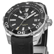  Shop Authentic Tag Heuer Aquaracer Black Dial Black Rubber Strap Watch for Men - WAY111A.FT6151 - Luxxuri