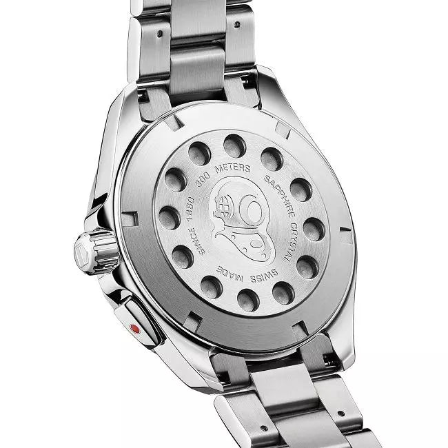  Shop Authentic Tag Heuer Aquaracer Quartz Black Dial Silver Steel Strap Watch for Men - WAY111Z.BA0928 - Luxxuri