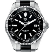  Shop Authentic Tag Heuer Aquaracer Quartz Diamonds Black Dial Two Tone Steel Strap Watch for Women - WAY131G.BA0913 - Luxxuri