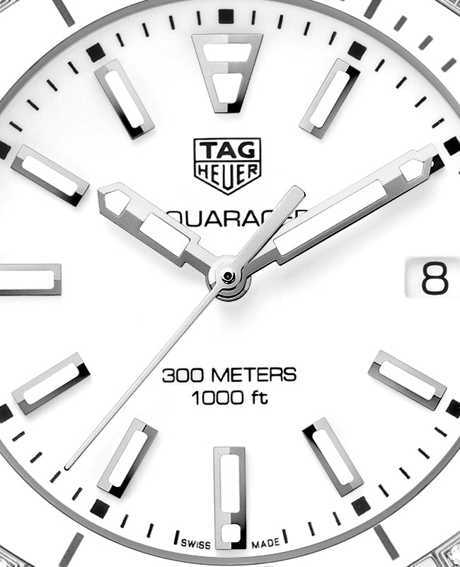  Shop Authentic Tag Heuer Aquaracer Diamonds White Dial Two Tone Steel Strap Watch for Women - WAY131H.BA0914 - Luxxuri