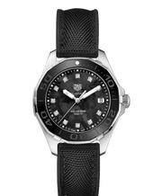  Shop Authentic Tag Heuer Aquaracer Quartz Mother of Pearl Black Dial Black NATO Strap Watch for Women - WAY131M.FT6092 - Luxxuri