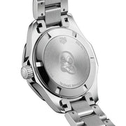  Shop Authentic Tag Heuer Aquaracer Quartz Diamonds Black Dial Silver Steel Strap Watch for Women - WAY131P.BA0748 - Luxxuri