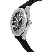  Shop Authentic Tag Heuer Aquaracer Diamonds Mother of Pearl Black Dial Black Nylon Strap Watch for Women - WAY131P.FT6092 - Luxxuri