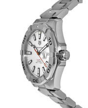  Shop Authentic Tag Heuer Aquaracer Calibre 5 Automatic White Dial Silver Steel Strap Watch for Men - WAY2013.BA0927 - Luxxuri