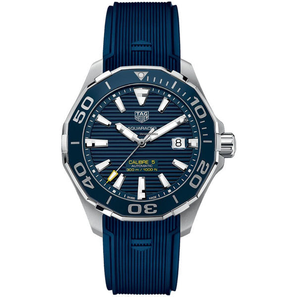  Shop Authentic Tag Heuer Aquaracer Blue Dial Watch for Men - WAY201B.FT6150 - Luxxuri