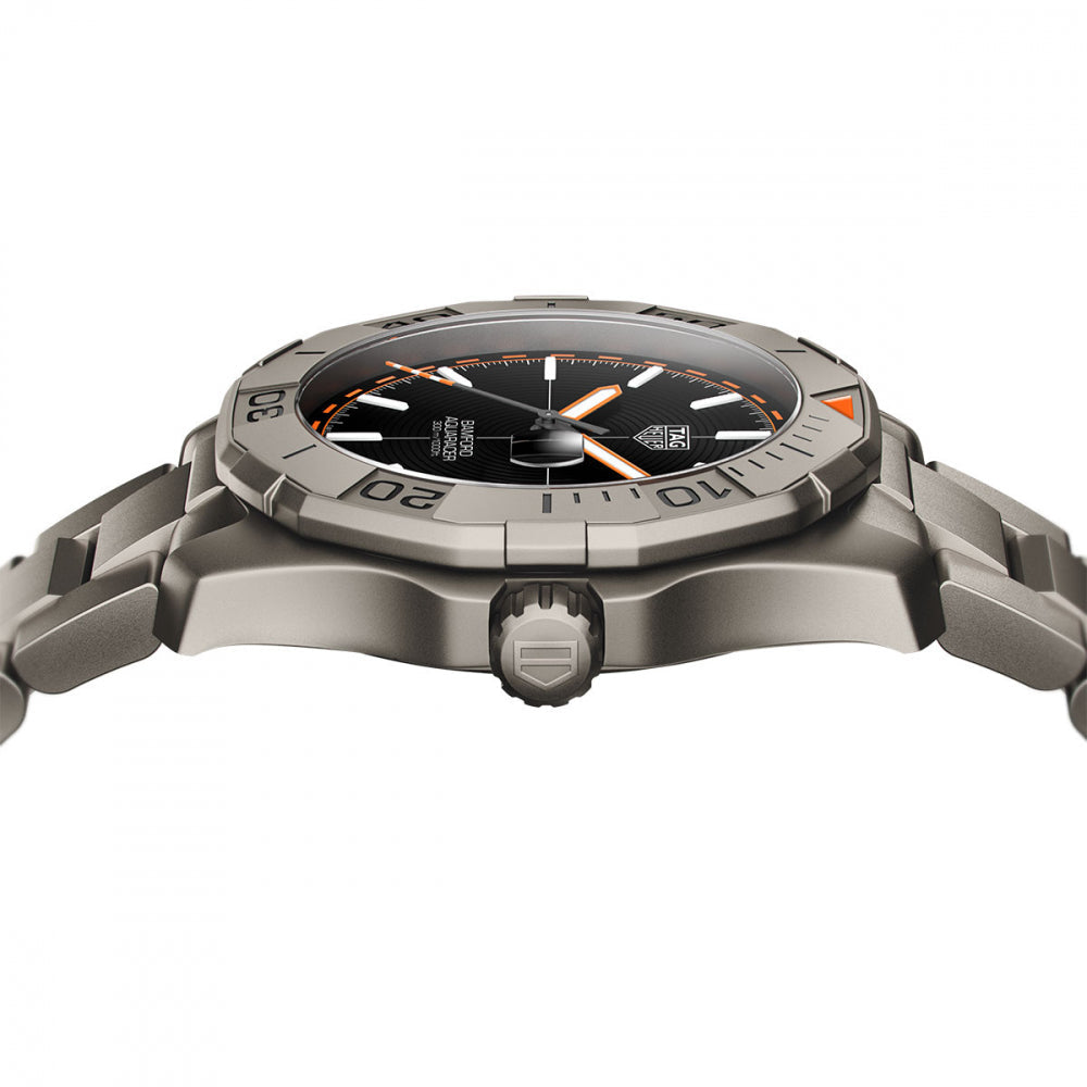  Shop Authentic Tag Heuer Aquaracer Bamford Automatic Black Dial Grey Steel Strap Watch for Men - WAY208F.BF0638 - Luxxuri