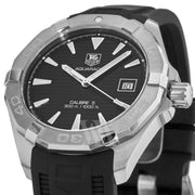  Shop Authentic Tag Heuer Aquaracer Automatic Caliber 5 Black Dial Black Rubber Strap Watch for Men - WAY2110.FT8021 - Luxxuri