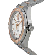  Shop Authentic Tag Heuer Aquaracer Calibre 5 Automatic White Dial Two Tone Steel Strap Watch for Men - WAY2150.BD0911 - Luxxuri
