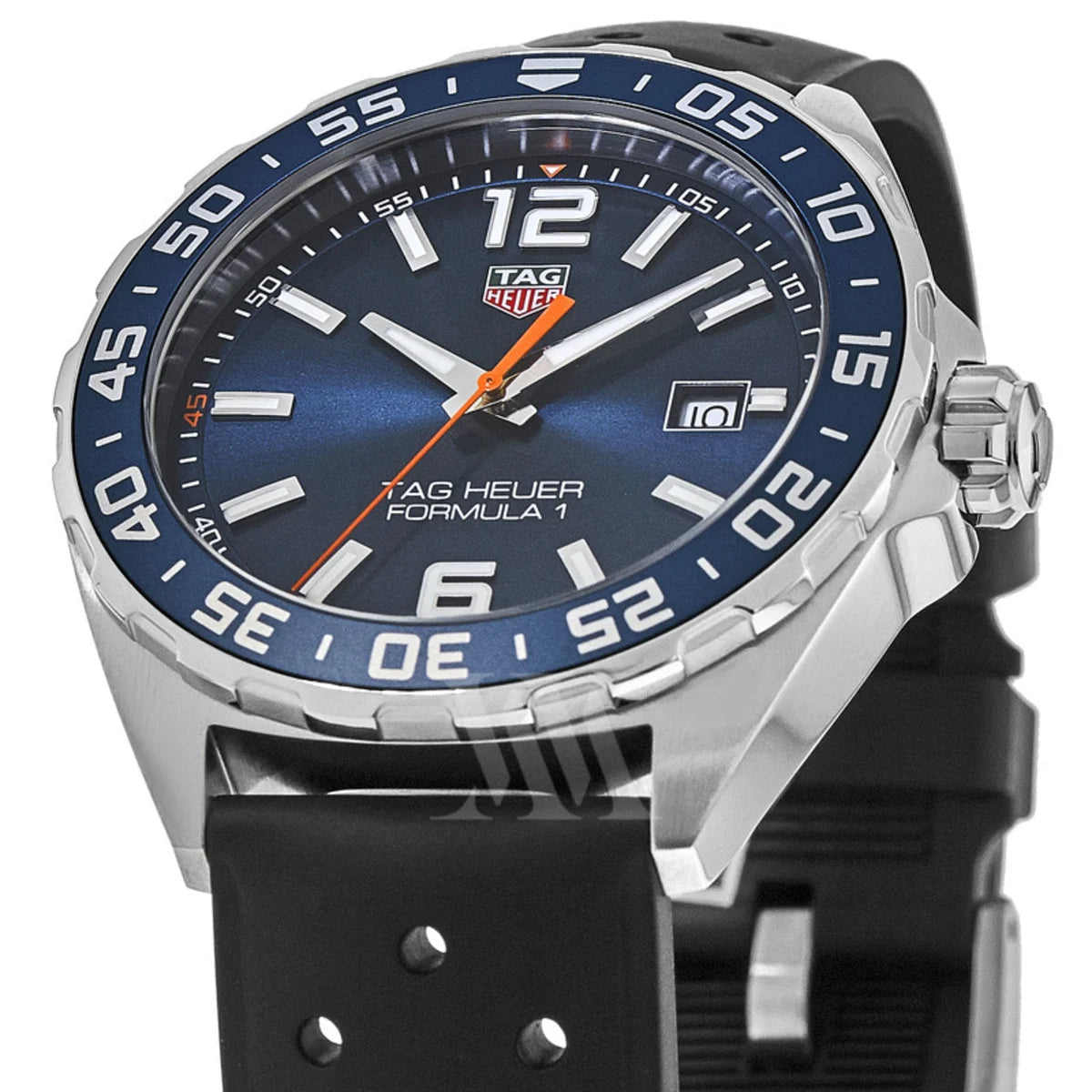  Shop Authentic Tag Heuer Formula 1 Chronograph Black Dial Black Rubber Strap Watch for Men  - WAZ1010.FT8024 - Luxxuri