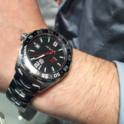  Shop Authentic Tag Heuer Formula 1 Senna Limited Edition Black Dial Silver Steel Strap Watch for Men - WAZ1012.BA0883 - Luxxuri