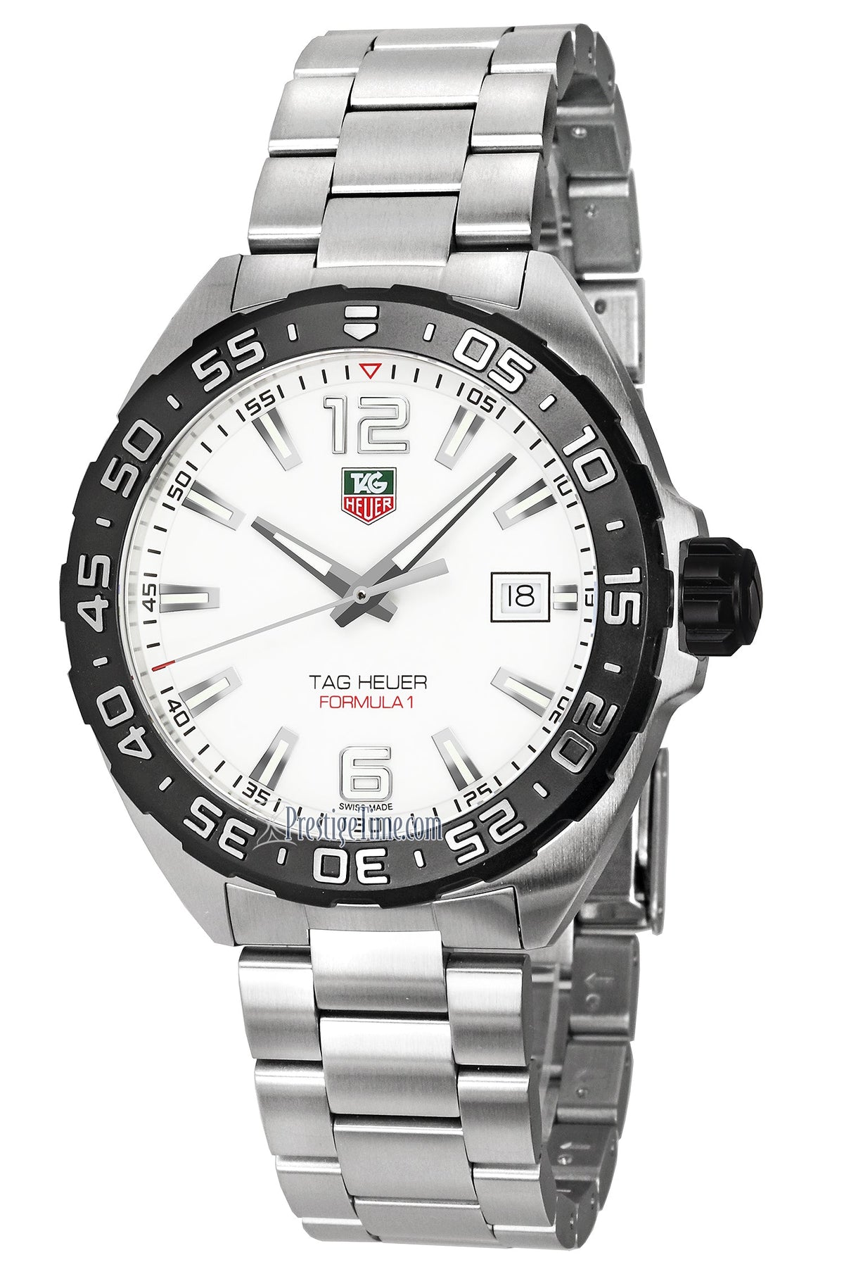  Shop Authentic Tag Heuer Formula 1 White Dial Watch for Men - WAZ1111.BA0875 - Luxxuri