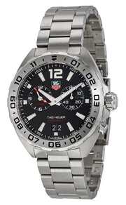  Shop Authentic Tag Heuer Formula 1 Black Dial Silver Steel Strap Watch for Men - WAZ111A.BA0875 - Luxxuri