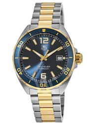  Shop Authentic Tag Heuer Formula 1 Analog Blue Dial Two Tone Steel Strap Watch for Men - WAZ1120.BB0879 - Luxxuri