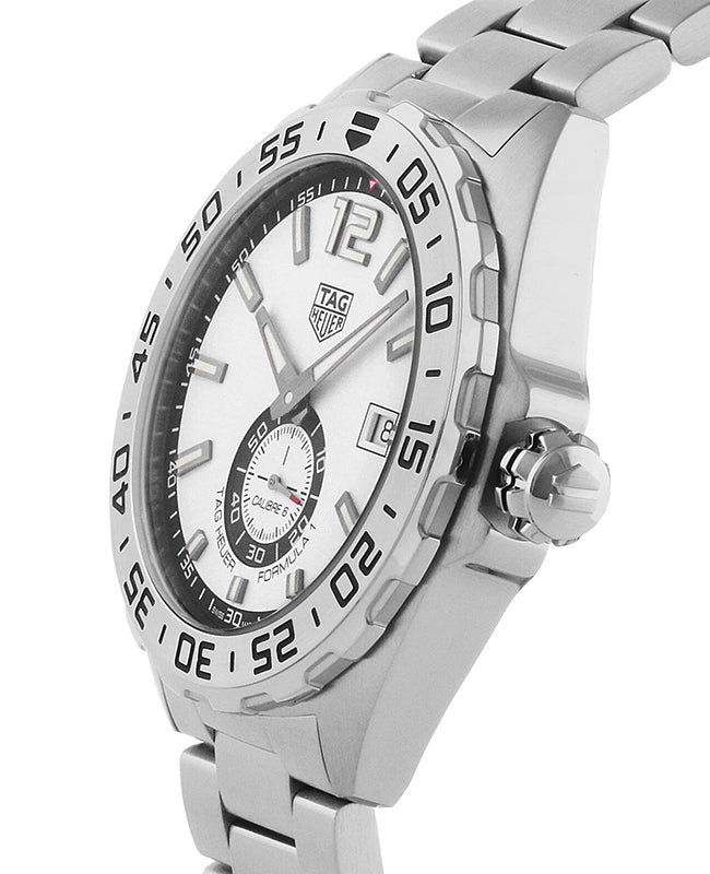  Shop Authentic Tag Heuer Formula 1  Calibre 6 Automatic White Dial Silver Steel Strap Watch for Men - WAZ2013.BA0842 - Luxxuri