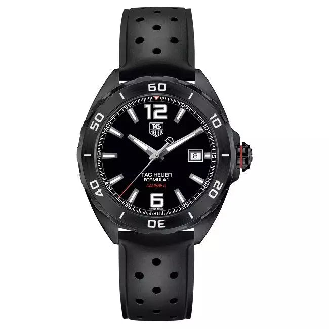  Shop Authentic Tag Heuer Formula 1 Automatic Black Dial Black Rubber Strap Watch for Men - WAZ2115.FT8023 - Luxxuri