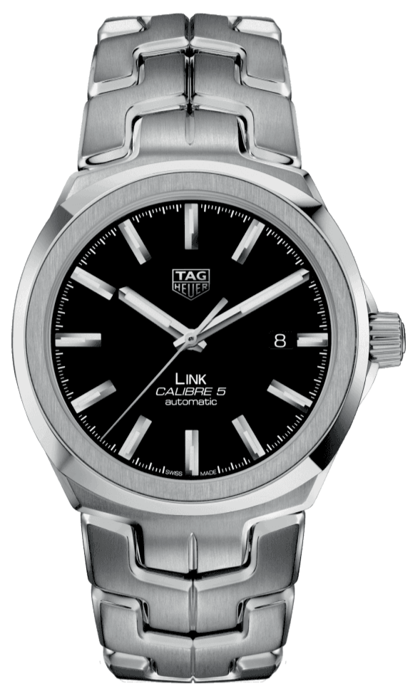  Shop Authentic Tag Heuer Link Quartz Black Dial Silver Steel Strap Watch for Women - WBC2110.BA0603 - Luxxuri