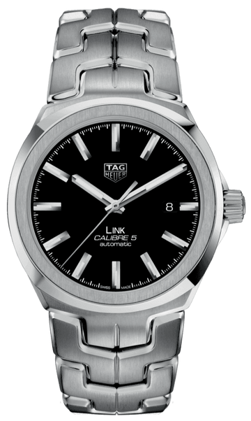  Shop Authentic Tag Heuer Link Quartz Black Dial Silver Steel Strap Watch for Women - WBC2110.BA0603 - Luxxuri