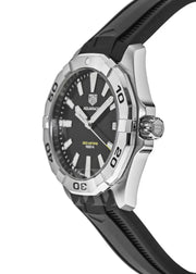  Shop Authentic Tag Heuer Aquaracer Quartz Black Dial Black Rubber Strap Watch for Men -  WBD1110.FT8021 - Luxxuri
