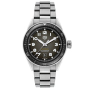  Shop Authentic Tag Heuer Autavia Automatic Grey Dial Silver Steel Strap Watch for Men - WBE5114.EB0173 - Luxxuri