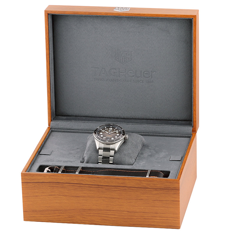  Shop Authentic Tag Heuer Autavia Grey Dial Watch for Men - WBE5114.EB0173 - Luxxuri