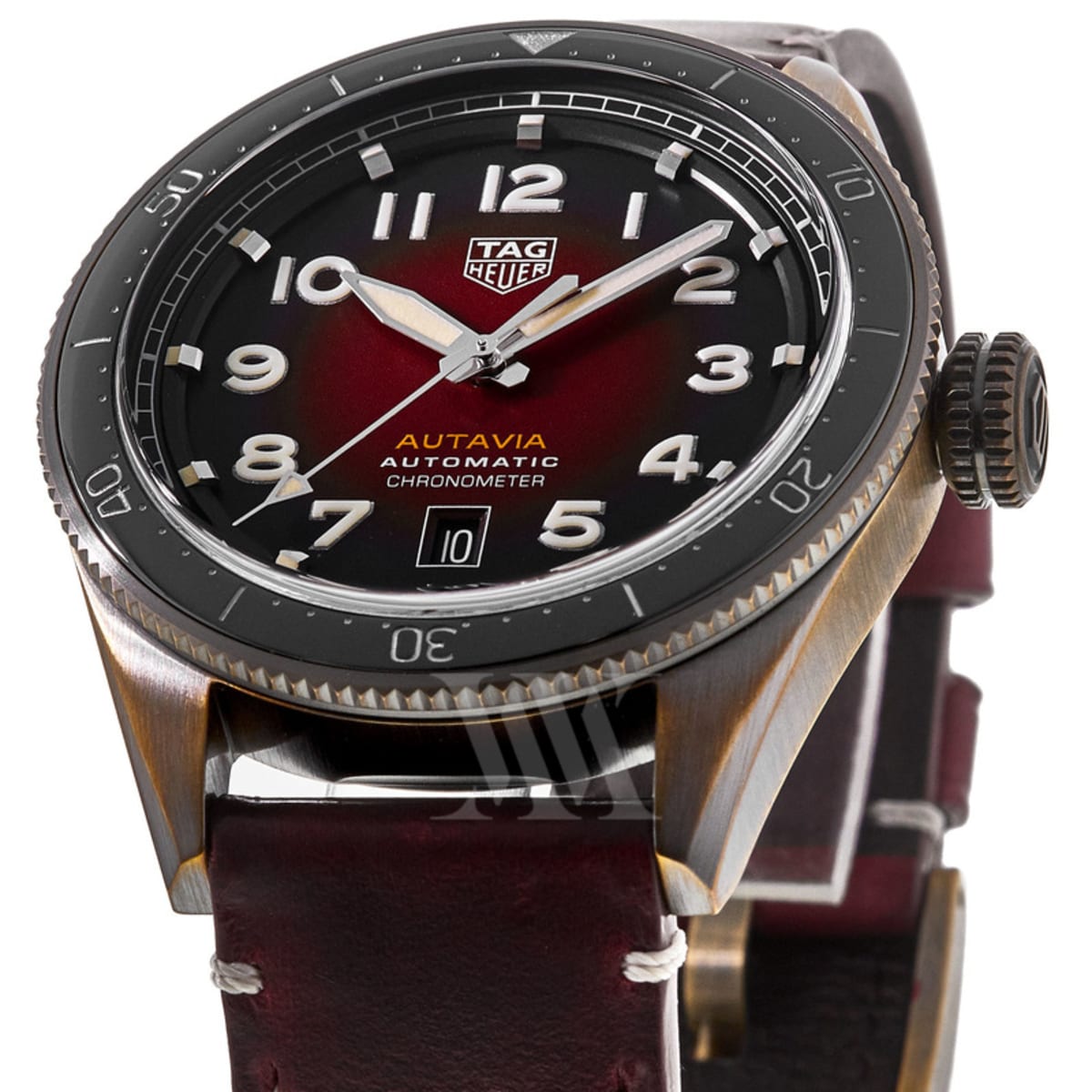  Shop Authentic Tag Heuer Autavia Maroon Dial Watch for Men - WBE5193.FC8300 - Luxxuri