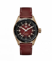  Shop Authentic Tag Heuer Autavia Calibre 5 Chinese New Year Maroon Dial Maroon Leather Strap Watch for Men - WBE5193.FC8300 - Luxxuri