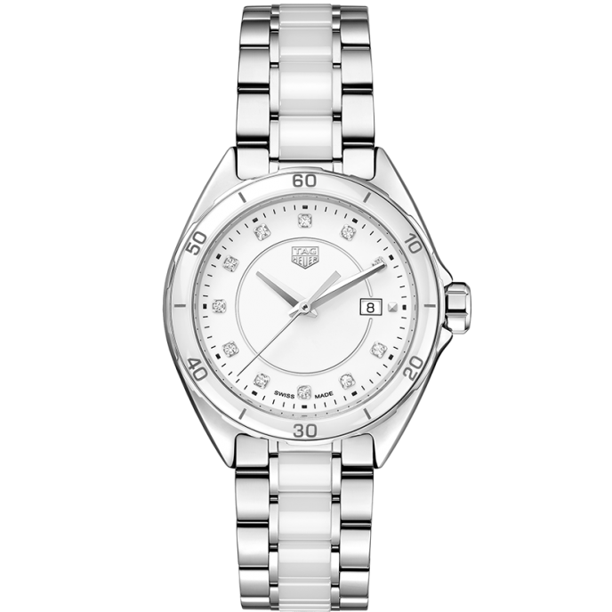  Shop Authentic Tag Heuer Formula 1 Diamonds White Dial Two Tone Steel Strap Watch for Women - WBJ141AD.BA0974 - Luxxuri