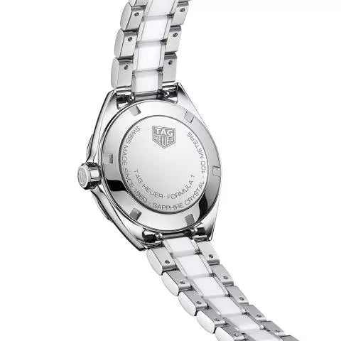  Shop Authentic Tag Heuer Formula 1 Diamonds White Dial Two Tone Steel Strap Watch for Women - WBJ141AD.BA0974 - Luxxuri