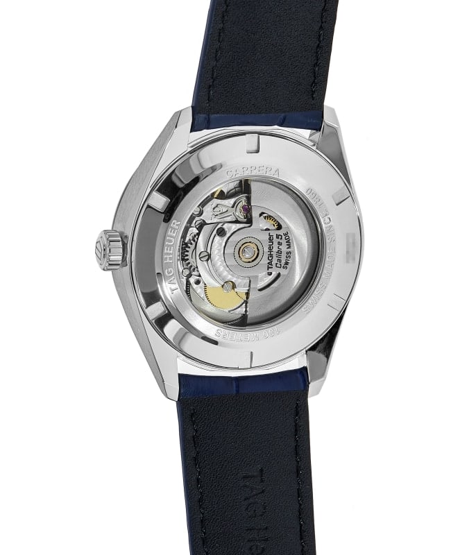  Shop Authentic Tag Heuer Carrera Day Date Blue Dial Blue Leather Strap Watch for Men - WBN2012.FC6502 - Luxxuri