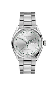  Shop Authentic Tag Heuer Carrera Automatic Silver Dial Silver Steel Strap Watch for Men - WBN2015.EB0283 - Luxxuri