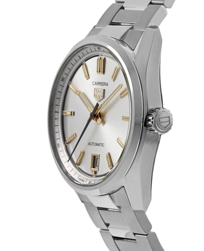  Shop Authentic Tag Heuer Carrera Date Silver Dial Silver Steel Strap Watch for Women - WBN2310.BA0001 - Luxxuri