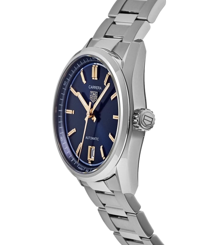  Shop Authentic Tag Heuer Carrera Date Blue Dial Silver Steel Strap Watch for Women - WBN2311.BA0001 - Luxxuri