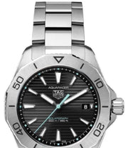  Shop Authentic Tag Heuer Aquaracer Professional 200 Solargraph Quartz Black Dial Silver Steel Strap Watch for Men - WBP1114.BA0000 - Luxxuri