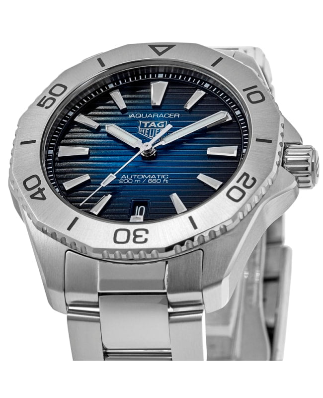 Shop Authentic Tag Heuer Aquaracer Professional 200 Automatic Blue Dial Silver Steel Strap Watch for Men - WBP2111.BA0627 - Luxxuri