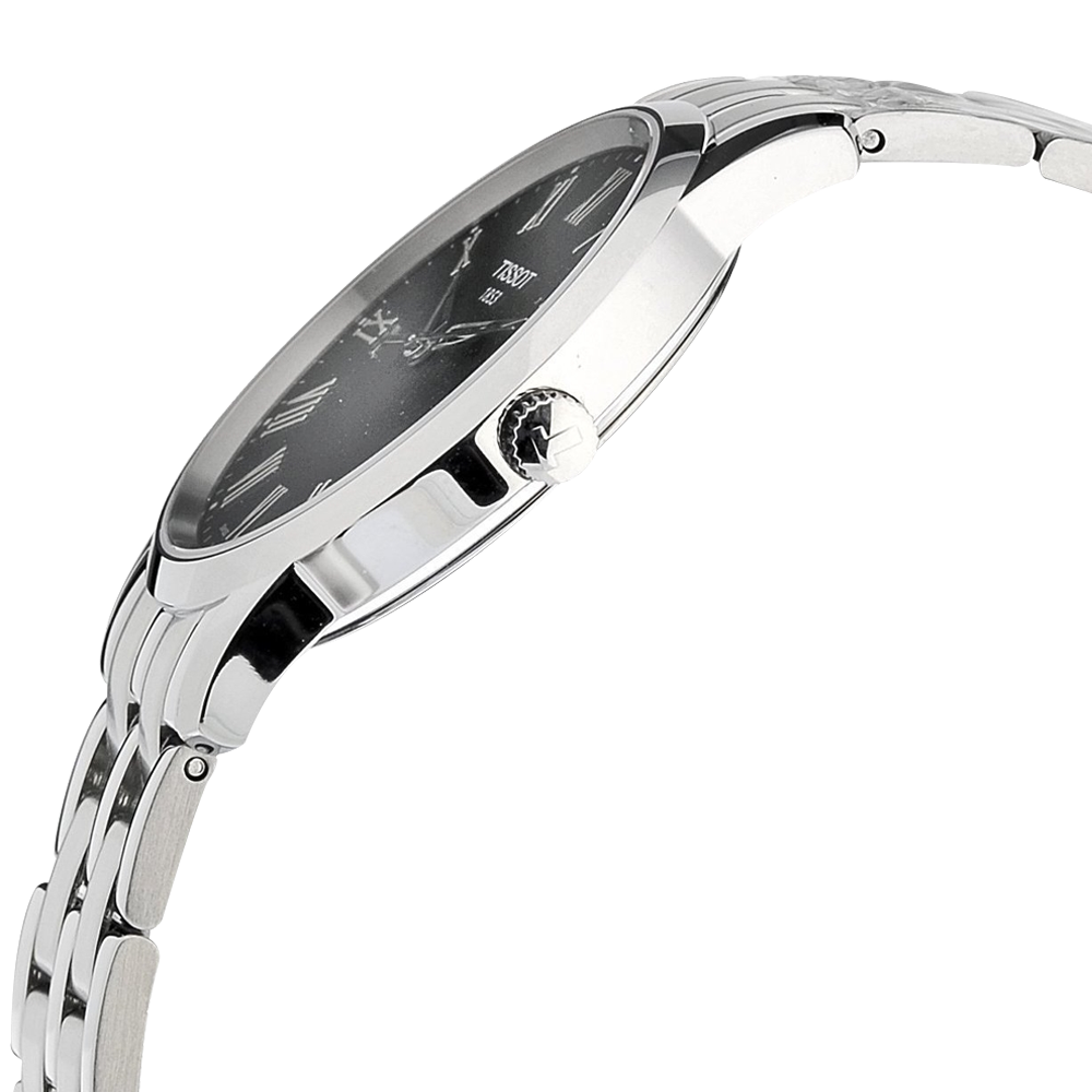  Shop Authentic Tissot T Classic Dream Black Dial Silver Steel Strap Watch for Men - T033.410.11.053.01 - Luxxuri