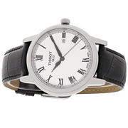  Shop Authentic Tissot T Classic Carson White Dial Black Leather Strap Watch for Men - T085.410.16.013.00 - Luxxuri