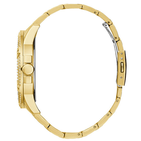  Shop Authentic Guess Queen Quartz Gold Dial Gold Steel Strap Watch For Men - GW0497G2 - Luxxuri