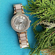  Shop Authentic Michael Kors Parker White Dial Two Tone Steel Strap Watch for Women - MK5774 - Luxxuri