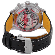  Shop Authentic Breitling Navitimer B01 Chronograph 43 Silver Dial Black Leather Strap Watch for Men - AB0138241G1P1 - Luxxuri