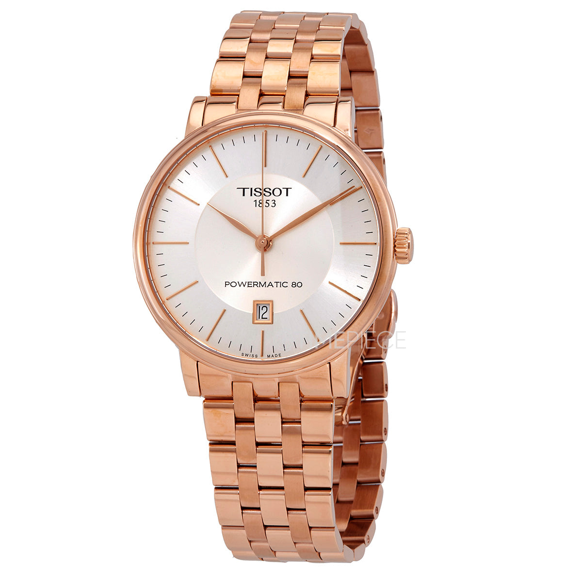  Shop Authentic Tissot T Classic Carson Premium Automatic White Dial Rose Gold Steel Strap Watch for Men - T122.407.33.031.00 - Luxxuri