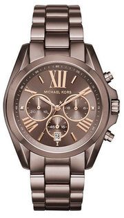  Shop Authentic Michael Kors Bradshaw Chronograph Brown Dial Brown Steel Strap Watch For Women - MK6247 - Luxxuri