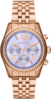  Shop Authentic Michael Kors Lexington Purple Dial Rose Gold Steel Strap Watch For Women - MK6207 - Luxxuri