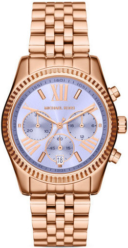  Shop Authentic Michael Kors Lexington Purple Dial Rose Gold Steel Strap Watch For Women - MK6207 - Luxxuri
