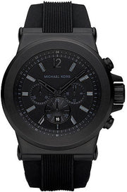  Shop Authentic Michael Kors Dylan Black Dial Black Rubber Strap Watch for Men - MK8152 - Luxxuri