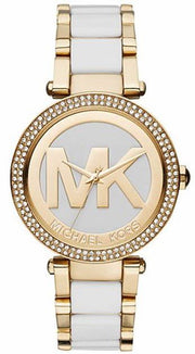  Shop Authentic Michael Kors Parker White Dial Two Tone Steel Strap Watch for Women - MK6313 - Luxxuri