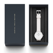  Shop Authentic Daniel Wellington Petite Bondi White Dial White Leather Strap Watch For Women - DW00100190 - Luxxuri