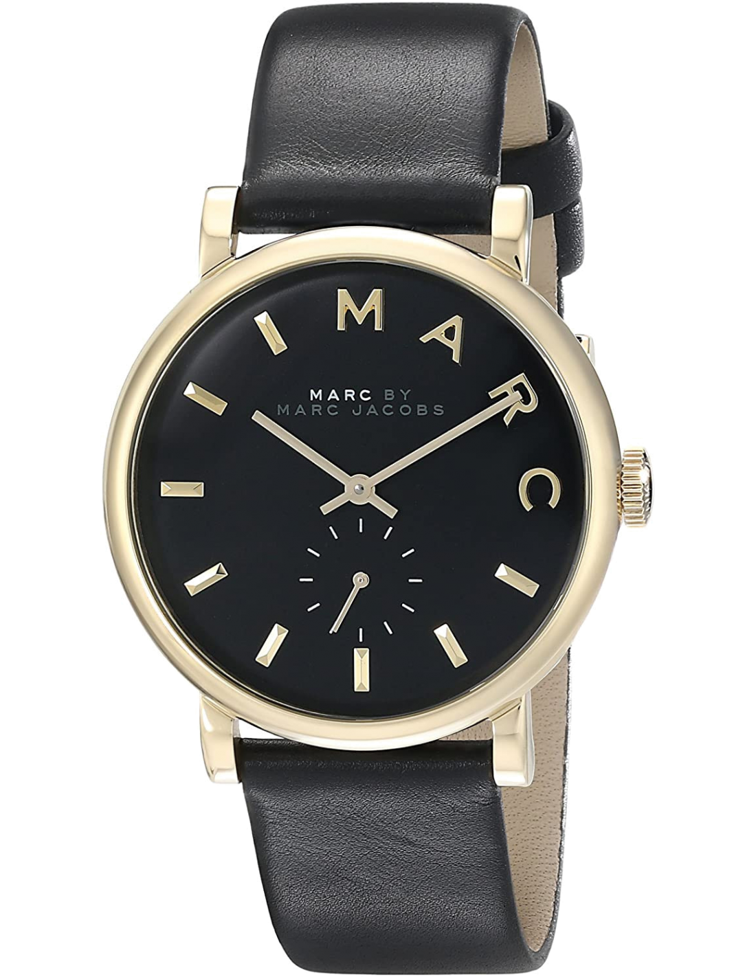  Shop Authentic Marc Jacobs Baker Black Dial Black Leather Strap Watch for Women - MBM1269 - Luxxuri
