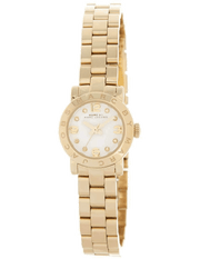  Shop Authentic Marc Jacobs Amy Dinky White Dial Gold Steel Strap Watch for Women - MBM3226 - Luxxuri