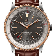  Shop Authentic Breitling Navitimer 1 Automatic 41mm Brown Dial Brown Leather Strap Mens Watch - U17326211M1P2 - Luxxuri